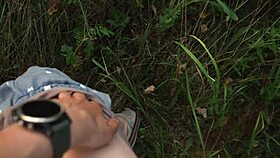 wanna feel this real amateur anal creampie deep in the forest woods?