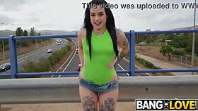 Big ass latina brunette sucks cock and bounces juicy cheeks wildly