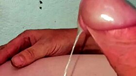 cum erupting 8 times in a row 😍 short homemade solo blast!