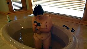 i shave my thick legs smooth then explode cummin hard for you