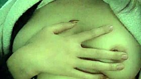 innocent vietnamese tease hides wild nipple play secrets underneath