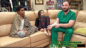 Dr Aria Nicole Jerks And Extracts Cum In Sexy Clinic Close-Up