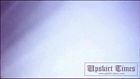 spy cam catches hot blonde upskirt skirt hidden voyeur teasing panties