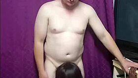 ebony babe kneels sucks boss cock then doggystyle pounded