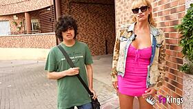 VERY EXPERIENCED MILF TEACHES YOUNG STUD WITH BIG TITS AND PUSSY LESSONS!