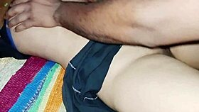 My cute gf invites me over for hot bedroom fucking alone 😍 hindi sex