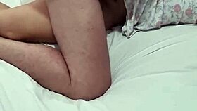 wake up sexy wife in sheer nightie no panties drippin wet for cock ride