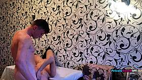 this sexy blonde gets so wet alone with her horny guy