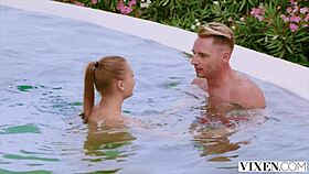 vixen mia splits wide fucking gymnastics coach hard!