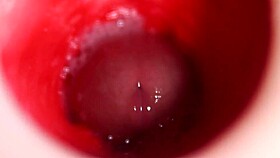 stunning 4k anal cumshot fills the camera perfectly