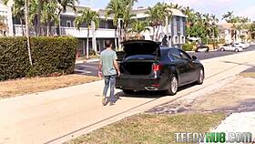 eli luxx captivates with her unique braces and bright smile in closeup