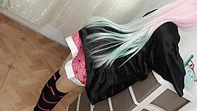curvy bride cosplay panties pulled for bedroom big thick cock fuck