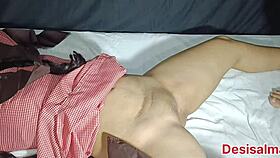 Indian teen Salma gets FUCKED HARD by teacher in painful doggy with Hindi audio