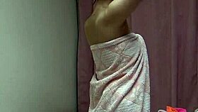 Sakura Misaki STRIPS NAKED After PUSSY WASH