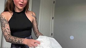 waking up for quick dirty morning fuck with that cute petite skirt babe