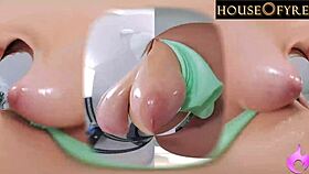 Rissa May Feels Emotional Joy with Natural Tits on Huge BBC Tittyfuck