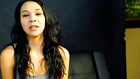 Sabrina Swallows Massive Cumshot!