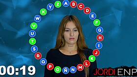 myss alessandra plays game parody chasing big prize