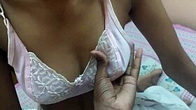 Discovering hot college babe's toy leads to intense cock pounding session