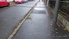 That Euro amateur we picked up publicly now gets fucked indoors hard