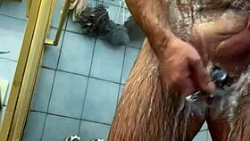 i love shaving my smooth pussy clean in the steamy shower