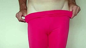 check out misr4's tight pink leggings workout close up from jul 20 sexy update!