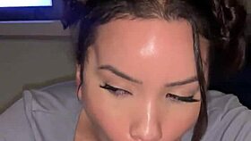 Asian blogger bareback fucks huge black cock interracial pounding