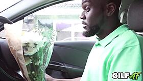 Kneel Now! Mature Plumper Fucks Monster Black Cock!