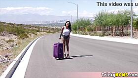 Roughly Fucks Tattooed MILF Hitchhiker!