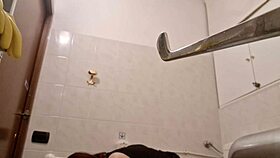 nicoletta's hilarious public restroom awkward moments compilation
