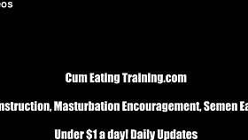 i just blew a huge load and ate it all