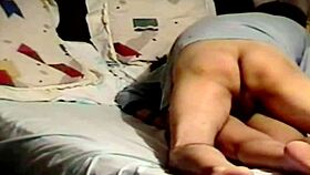 A guy pounds her ass twice then pussy filling her deep inside
