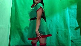 naughty christmas elf slut burns hot for dirty cock in latina pussy
