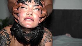 he turns me into screaming goth slut with rough creampie pounding 😈