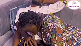 nimi serves ebony pussy hot with african food creampie feast