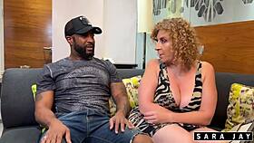 On second date, my big ass milf Sara Jay rides Dru Hermes!