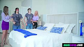 single milfs surprise studs with wild orgy moans and big tits! 🔥💦