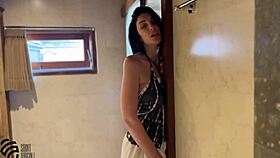 shower blowjob builds to milf orgasm explosion