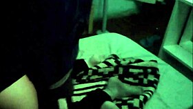we start fucking on the bed then move to the dark 😈🔥 stockings latina heat