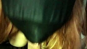 he dominates her with sloppy kissing and saliva-drenched oral fetish play