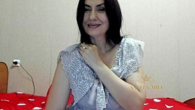mature brunette milf angela's tits and armpits reek of raw sex allure