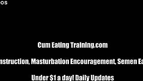 i just blew a huge load and ate it all