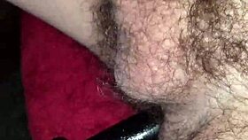 hey check this solo assplay with dildo toys stretching wide