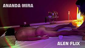 brazilian brunette goddess gives massage blowjob and wet pussy dessert full video