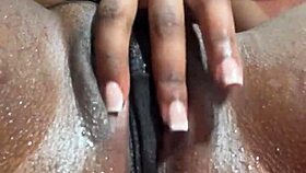 black university student unleashing horny desires after class