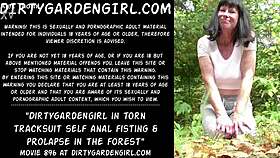 Ever seen dirty anal fisting prolapse in forest wildness?