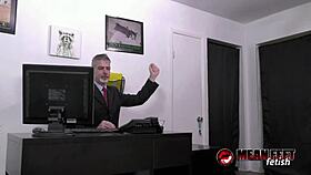 Classy Terra Mizu Foot-Doms Submissive Richard Lennox