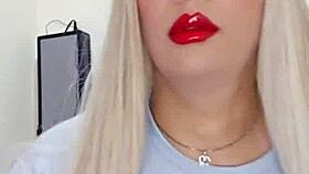 Webcam transsexual casually tests out fresh outfit and toys