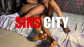 Random Ebony Stranger Delivers Bent-Over Big Cock Quickie Surprise