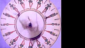 Wow! Vintage Hairy Beaver Pulses In Retro Erotic Pussy Display!